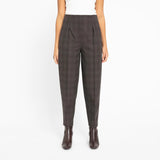 Hailey 682 Trousers brown check