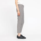 Kylie Crop 087 Trousers navy sand mix check