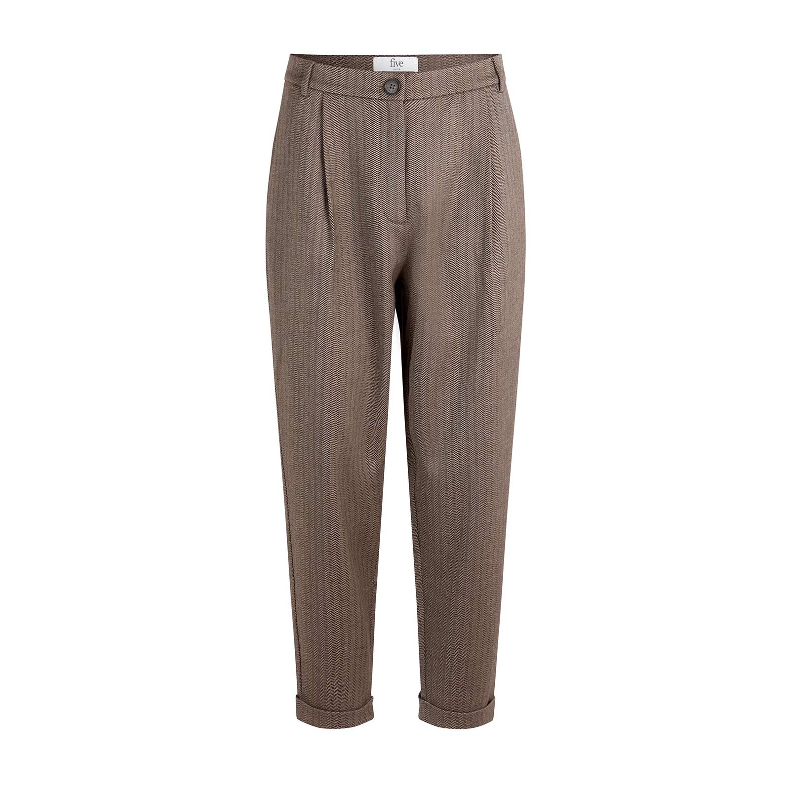 MalouFV 108 Trousers brown herringbone