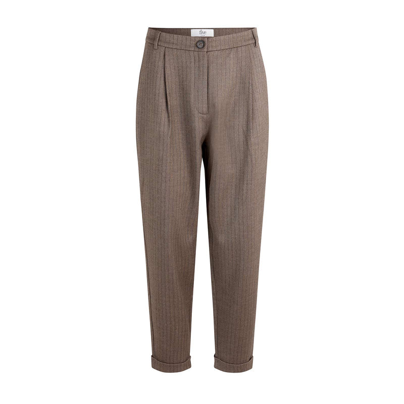 MalouFV 108 Trousers brown herringbone