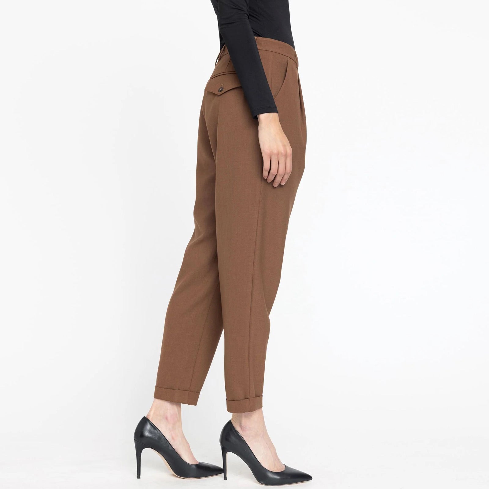 MalouFV Trousers 085 amber melange