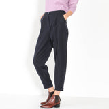 Malou Trousers navy wide pin