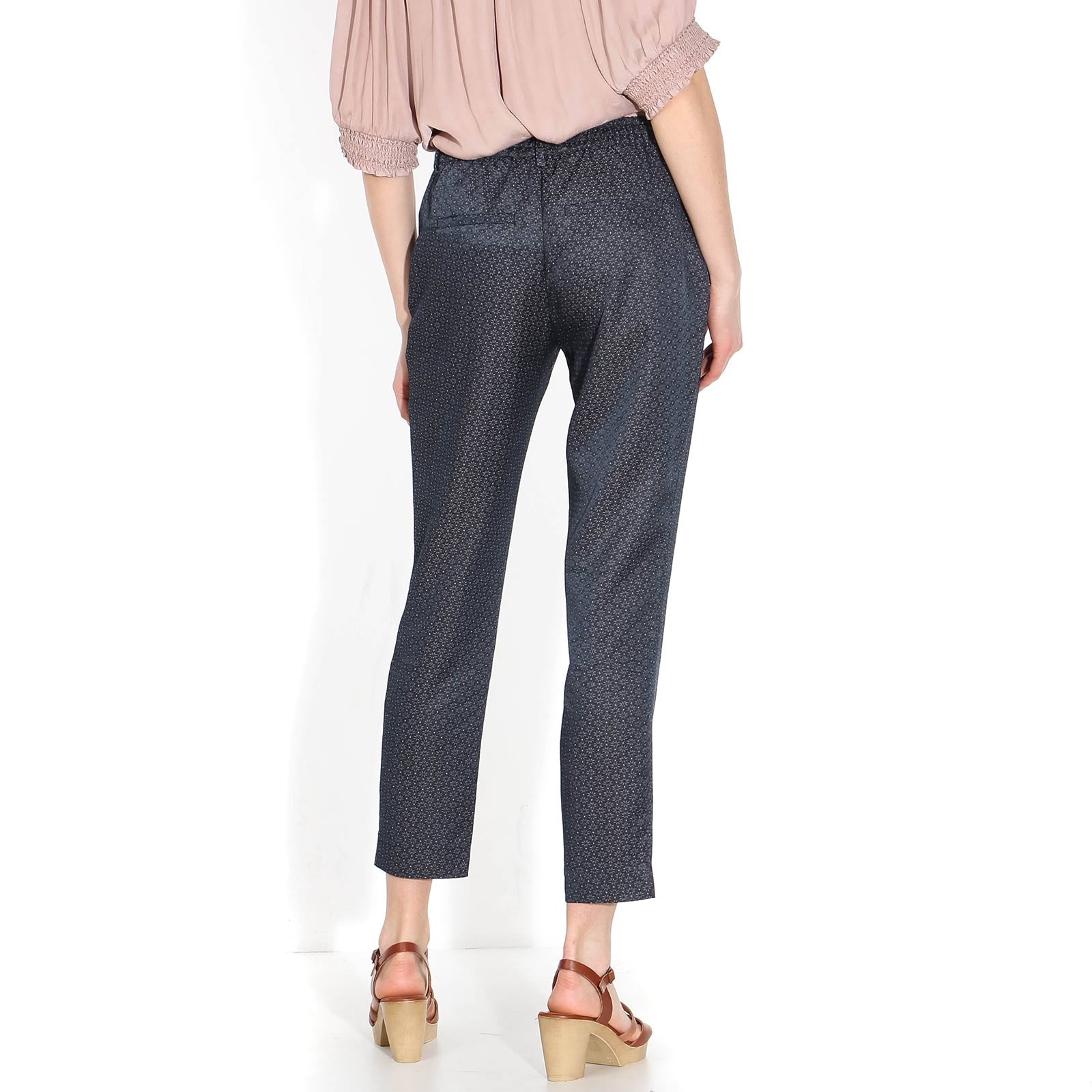 Kylie Crop Pant navy blush