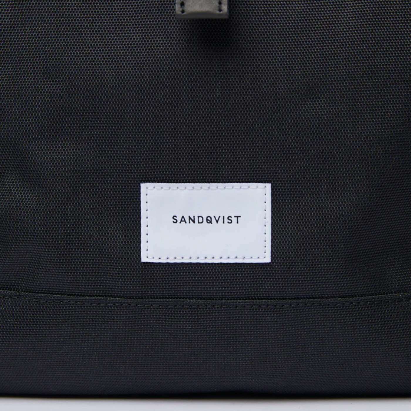 Bernt Backpack black with black Leather