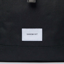 Bernt Backpack black with black Leather