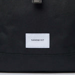Bernt Backpack black with black Leather