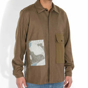 Woods Overshirt khaki mix woodskhakimix
