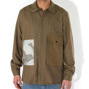 Woods Overshirt khaki mix woodskhakimix