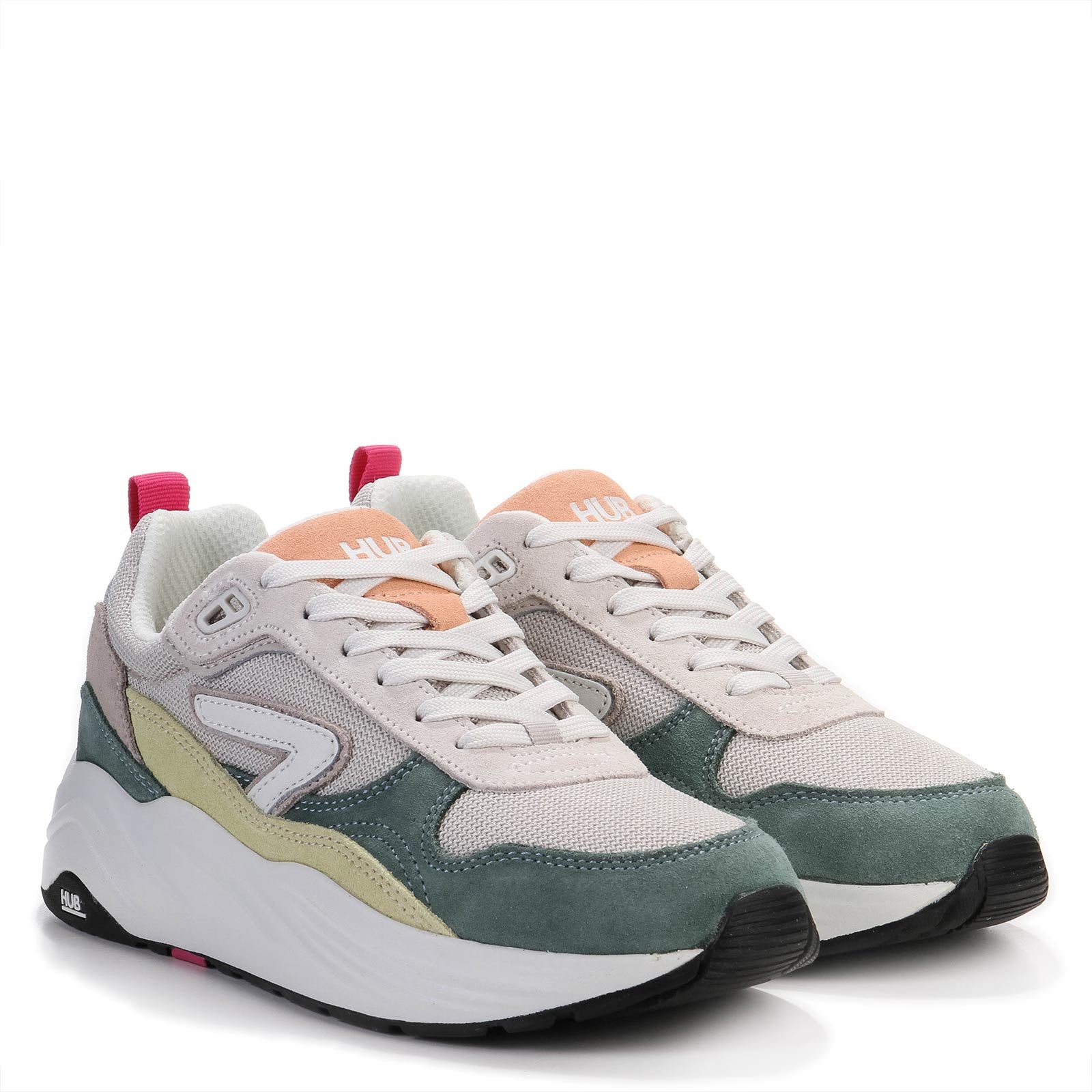 Glide S43 It bone/offwhite/leaf green/A. apricot/offwhite-black