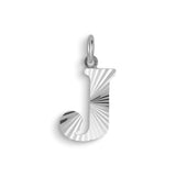 Reflection Letters J sterling silver