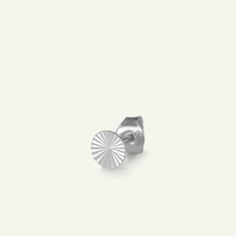 Reflection Round Stud sterling silver
