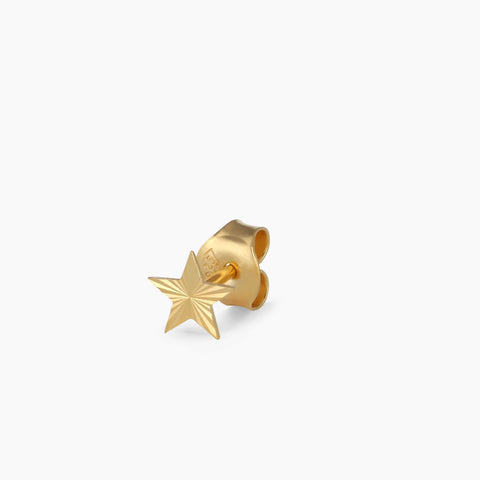 Reflection Star Stud gold/plated