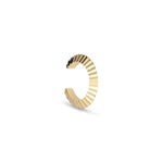 Reflection cuff gold plated silver
