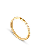 Small Reflection Ring gold plated silver