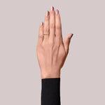 Small Reflection Ring gold plated silver