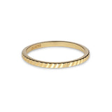 Small Reflection Ring gold plated silver