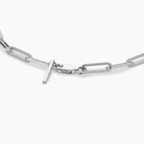 Stretched Chain Bracelet sterling silver