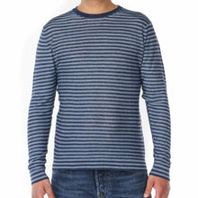 Keaton Stripe Jumper indigo/lt indigo stripe