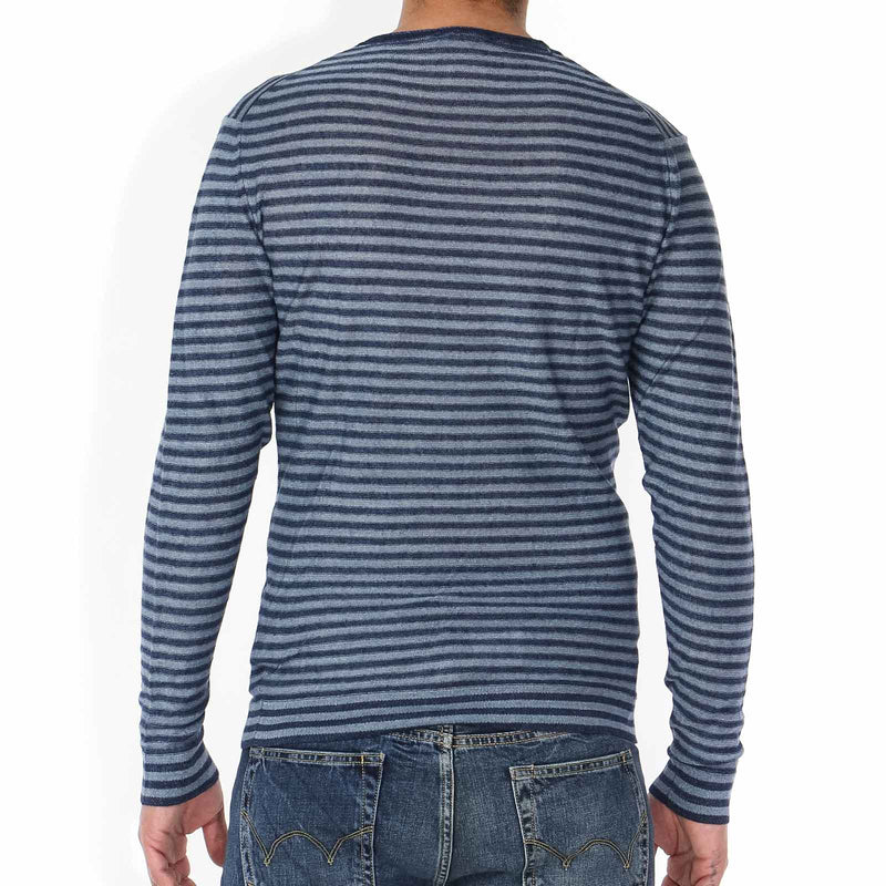 Keaton Stripe Jumper indigo/lt indigo stripe