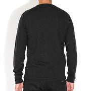 Cleese Longsleeve charcoal melange JohnnyLove