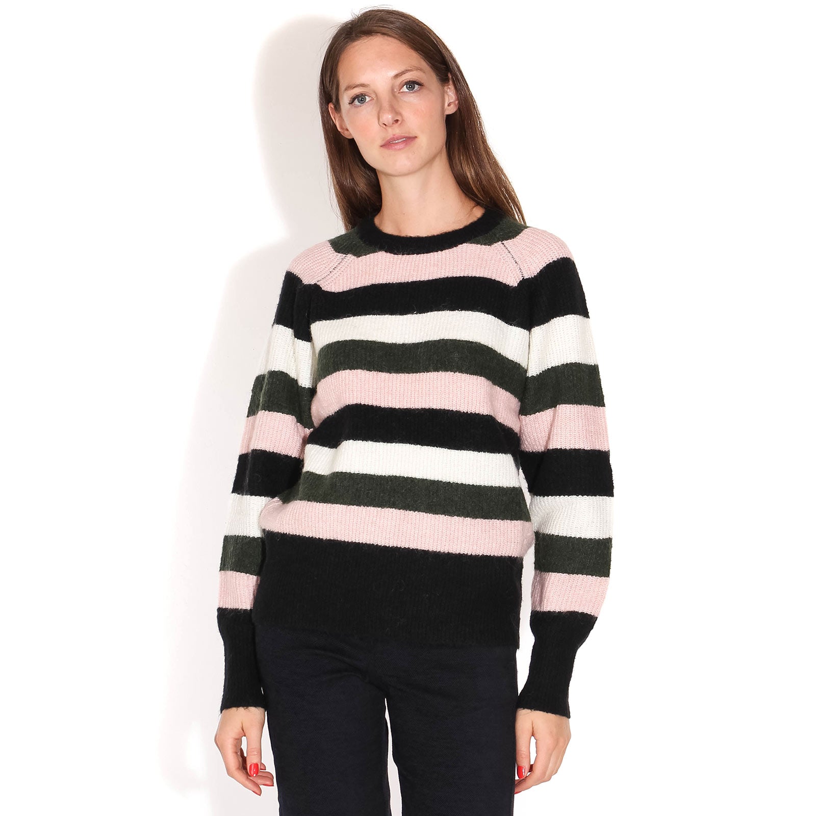 Estelle Stripe Knit Jumper multi stripe