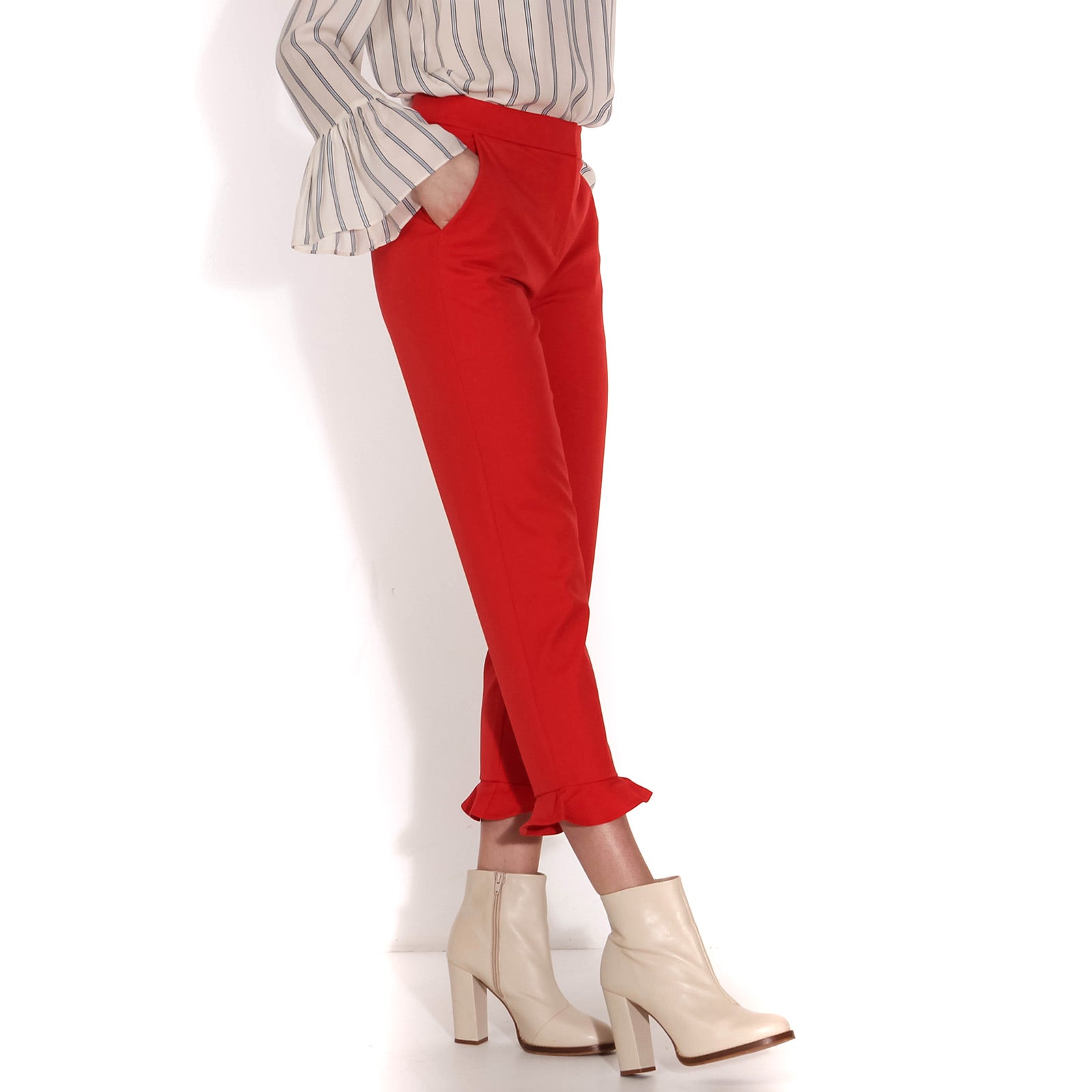 Gerda Trousers aurora red