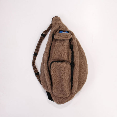 Mini Rope Fleece Bag khaki