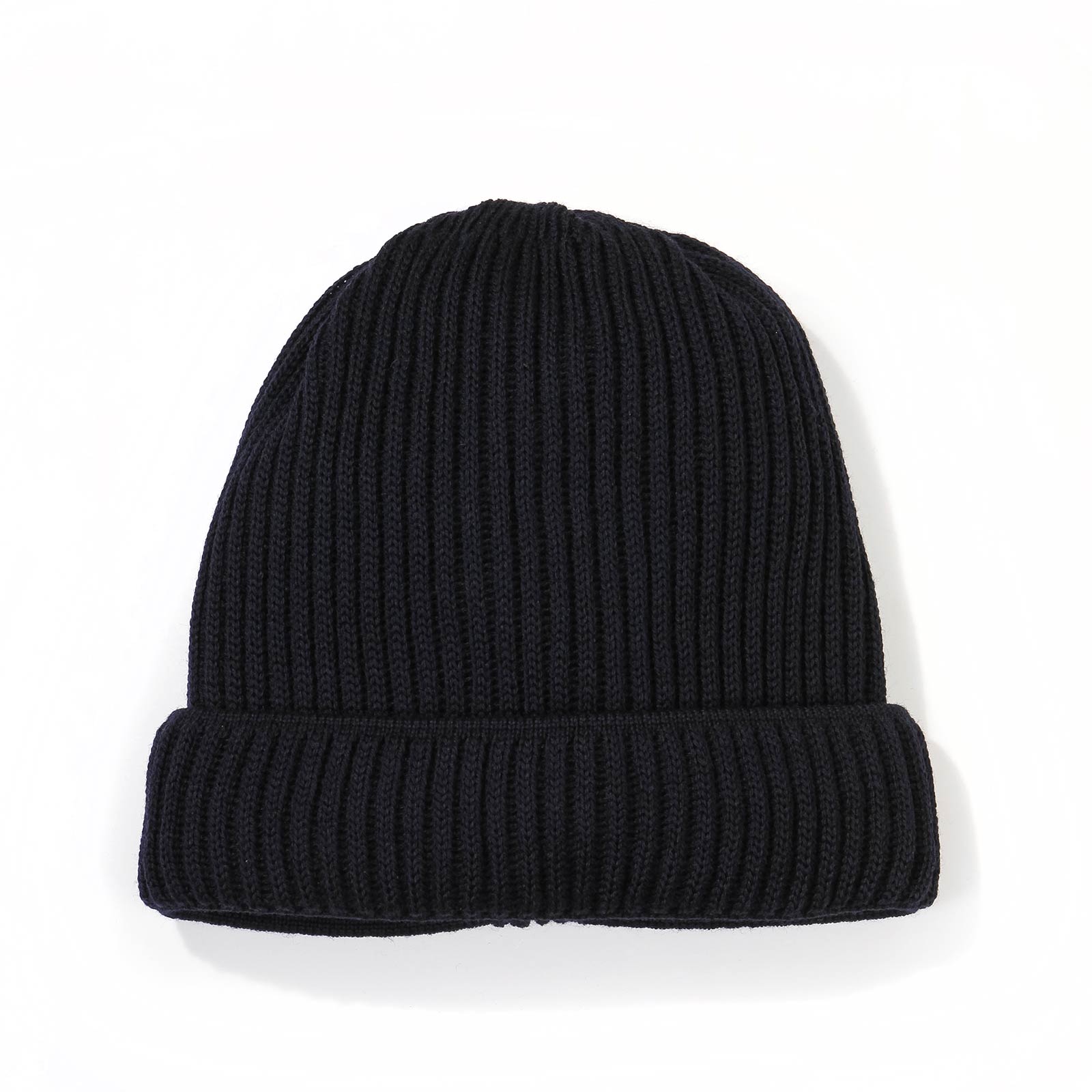 Amrum Merino Beanie marine Leuchtfeuer