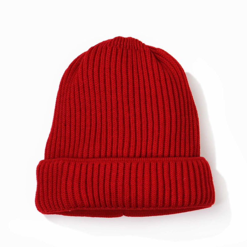 Amrum Merino Beanie red Leuchtfeuer