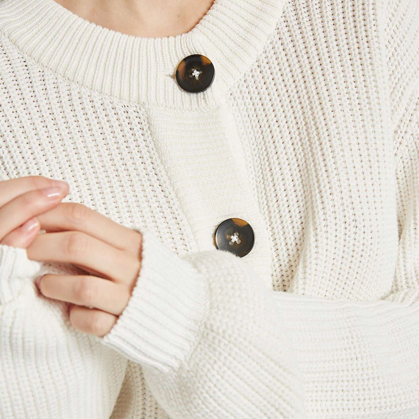 Affie 2.0 Cardigan broken white