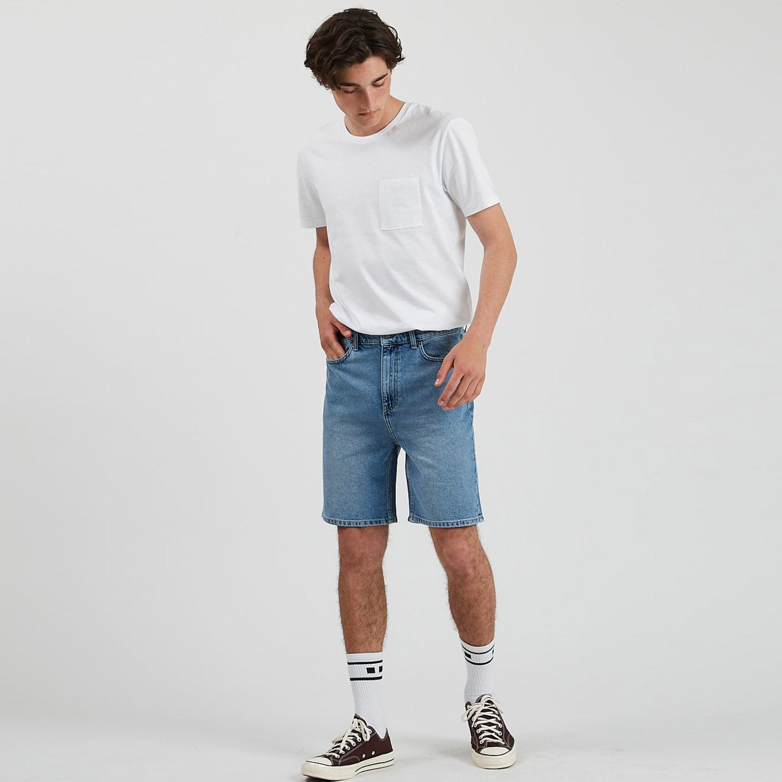 Beans Denim Shorts bering sea