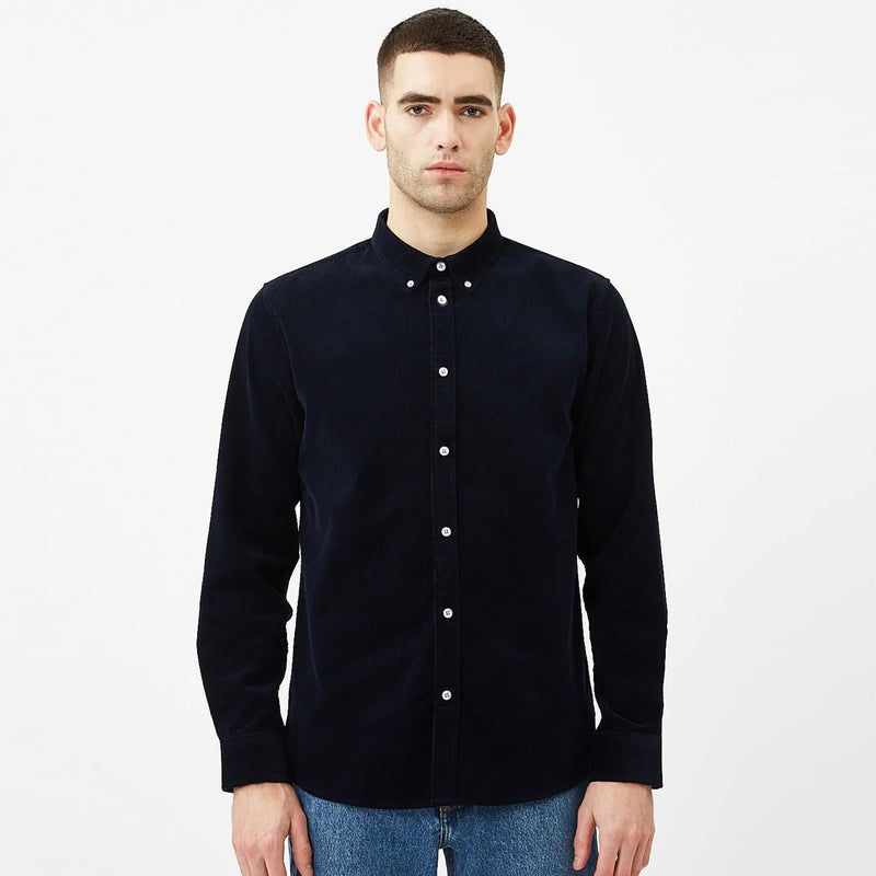 Walther 2.0 Cord Shirt navy blazer