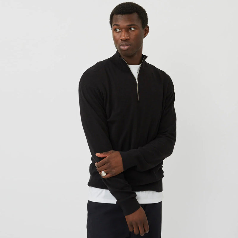 Yales Half Zip black