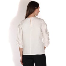 Emelie Long Sleeved Blouse broken white