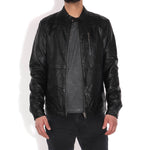 Griver Leatherjacket black