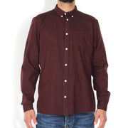 Jay 2.0 LS Shirt bordeaux melange