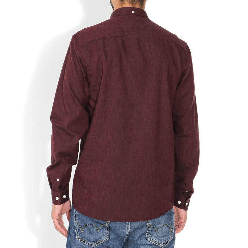 Jay 2.0 LS Shirt bordeaux melange