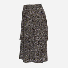 Callia Morocco Skirt AOP black flower