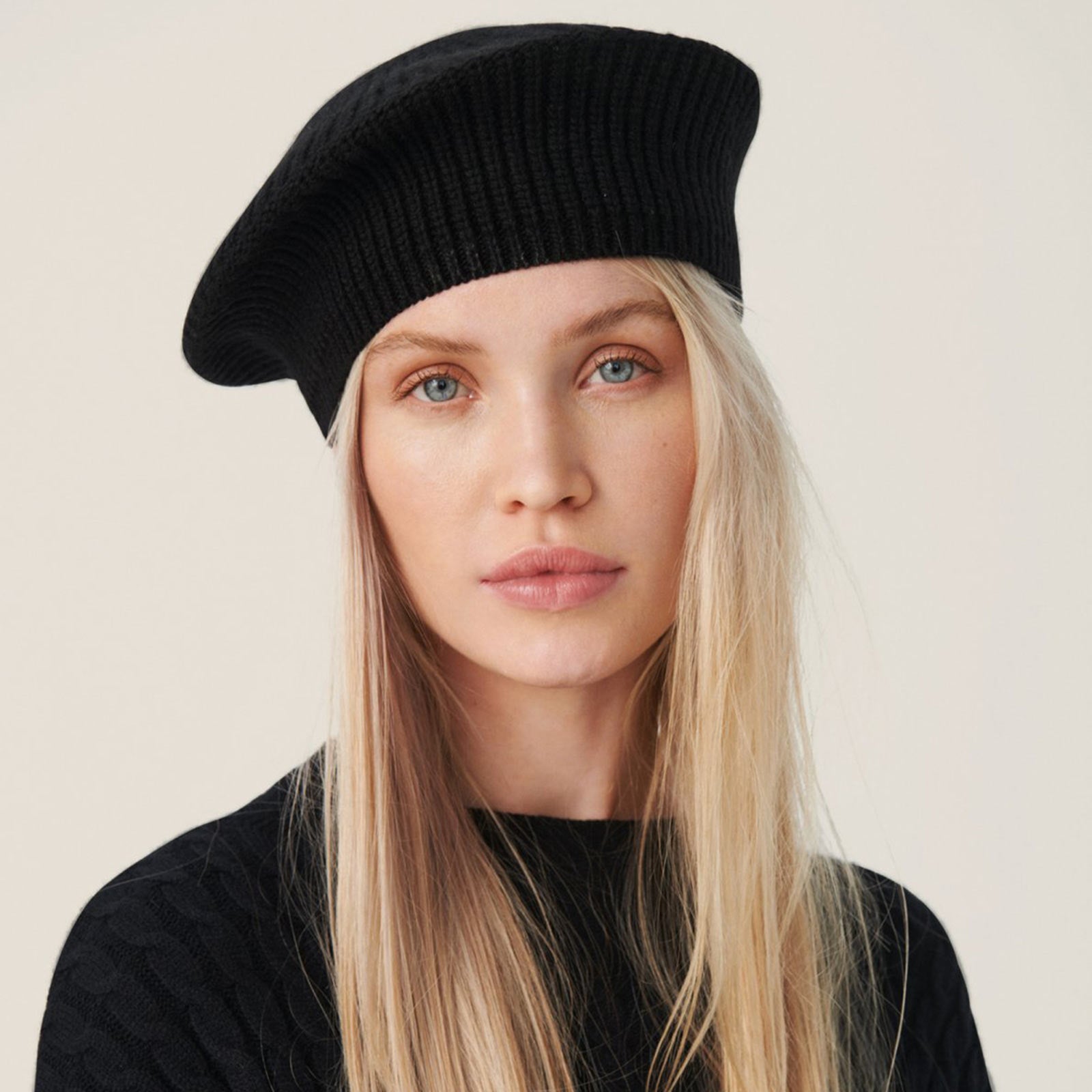 MSCHBeneta Beret Hat black