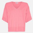 MSCHEslina Rachelle 2/4 V Neck Pullover 17626 aurora pink