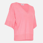 MSCHEslina Rachelle 2/4 V Neck Pullover 17626 aurora pink