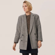 MSCHFlorencia Blazer coffee bean chk