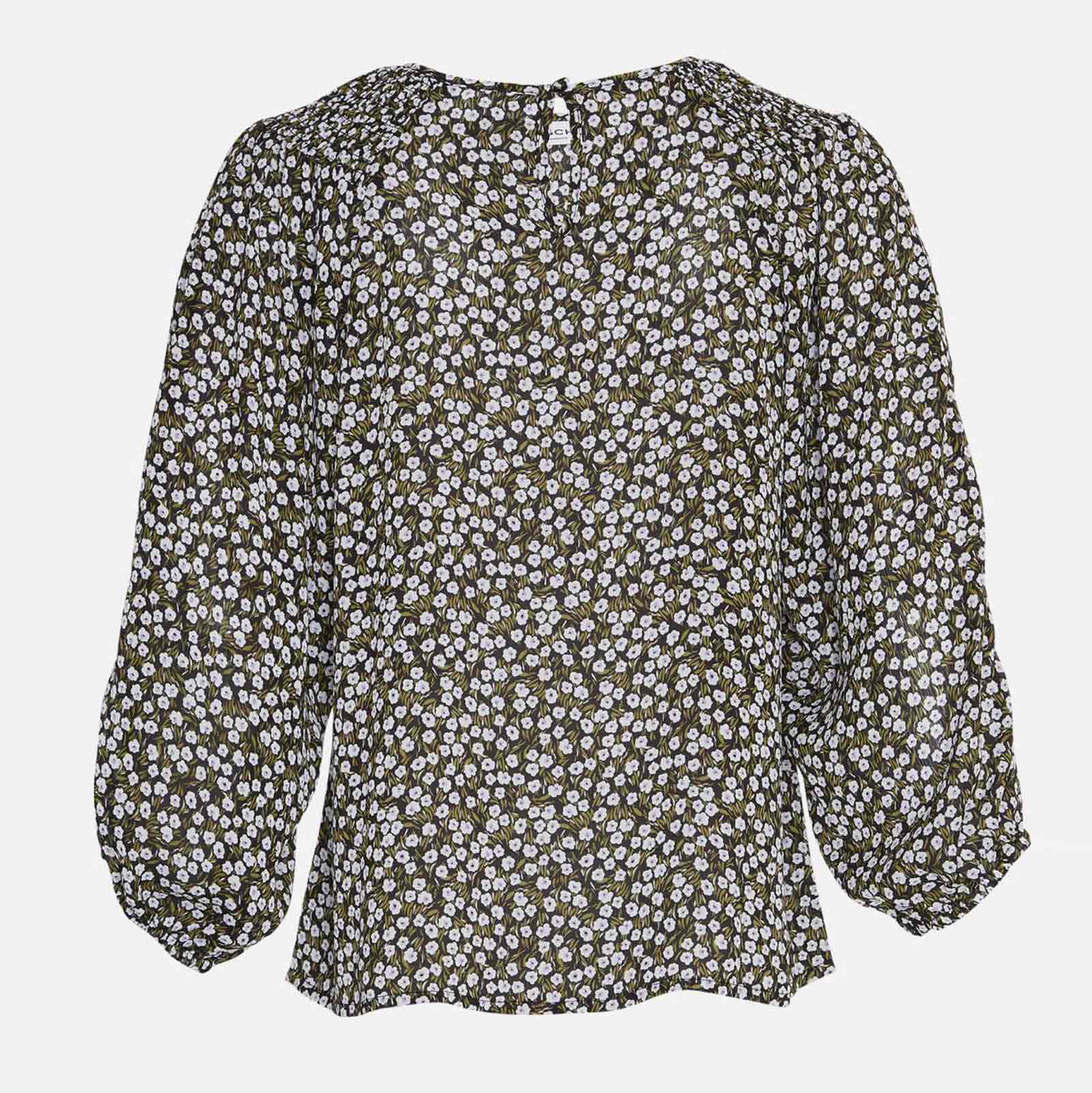 MSCHHibba Rikkelie 3/4 Shirt AOP arctic ice flower