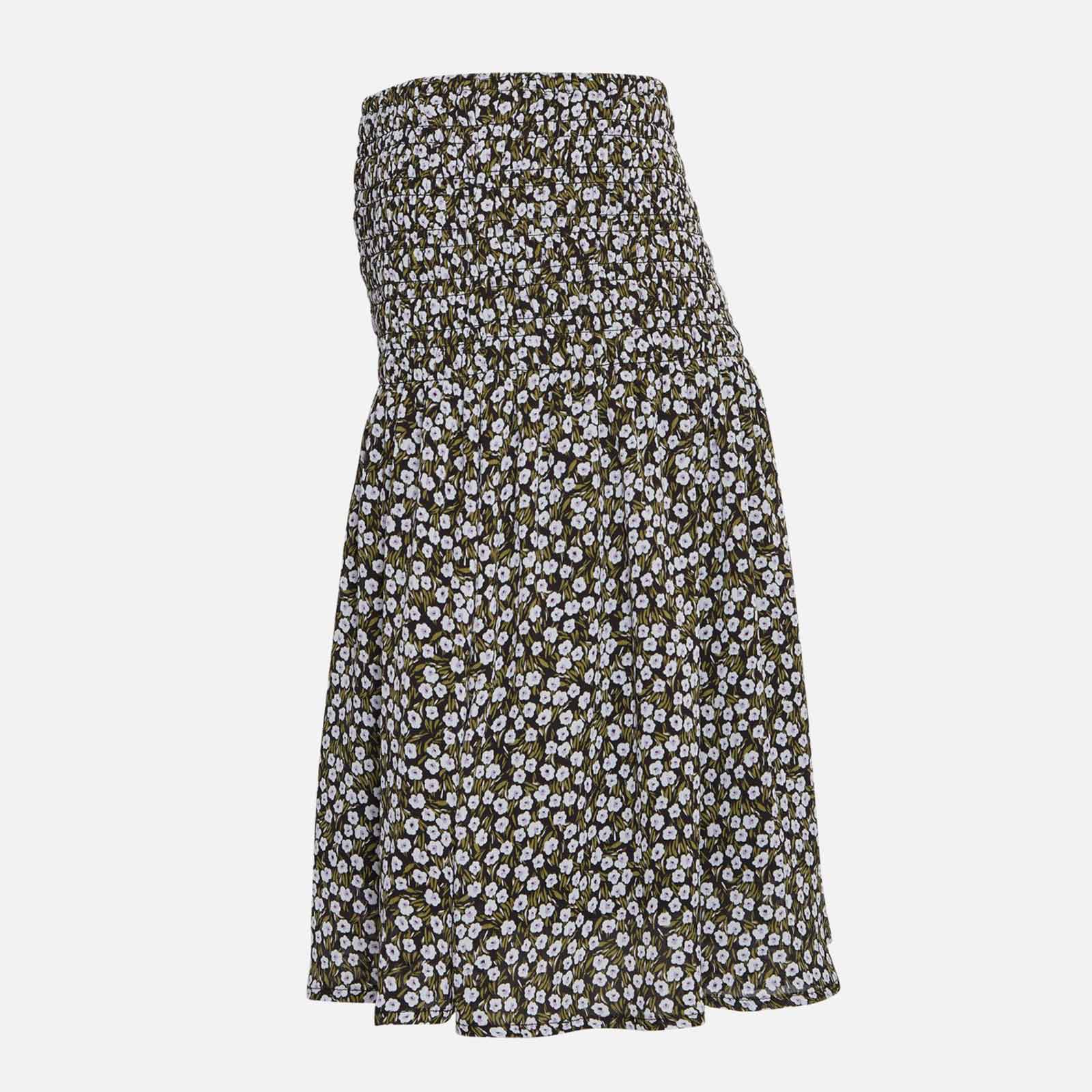 MSCHHibba Rikkelie Skirt AOP arctic ice flower