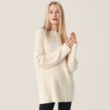 MSCHJalda Rachelle  M Neck Pullover ecru melange