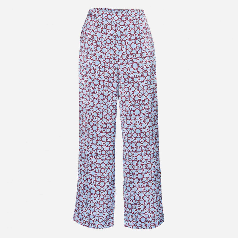 Myrina Pants AOP blue geometri