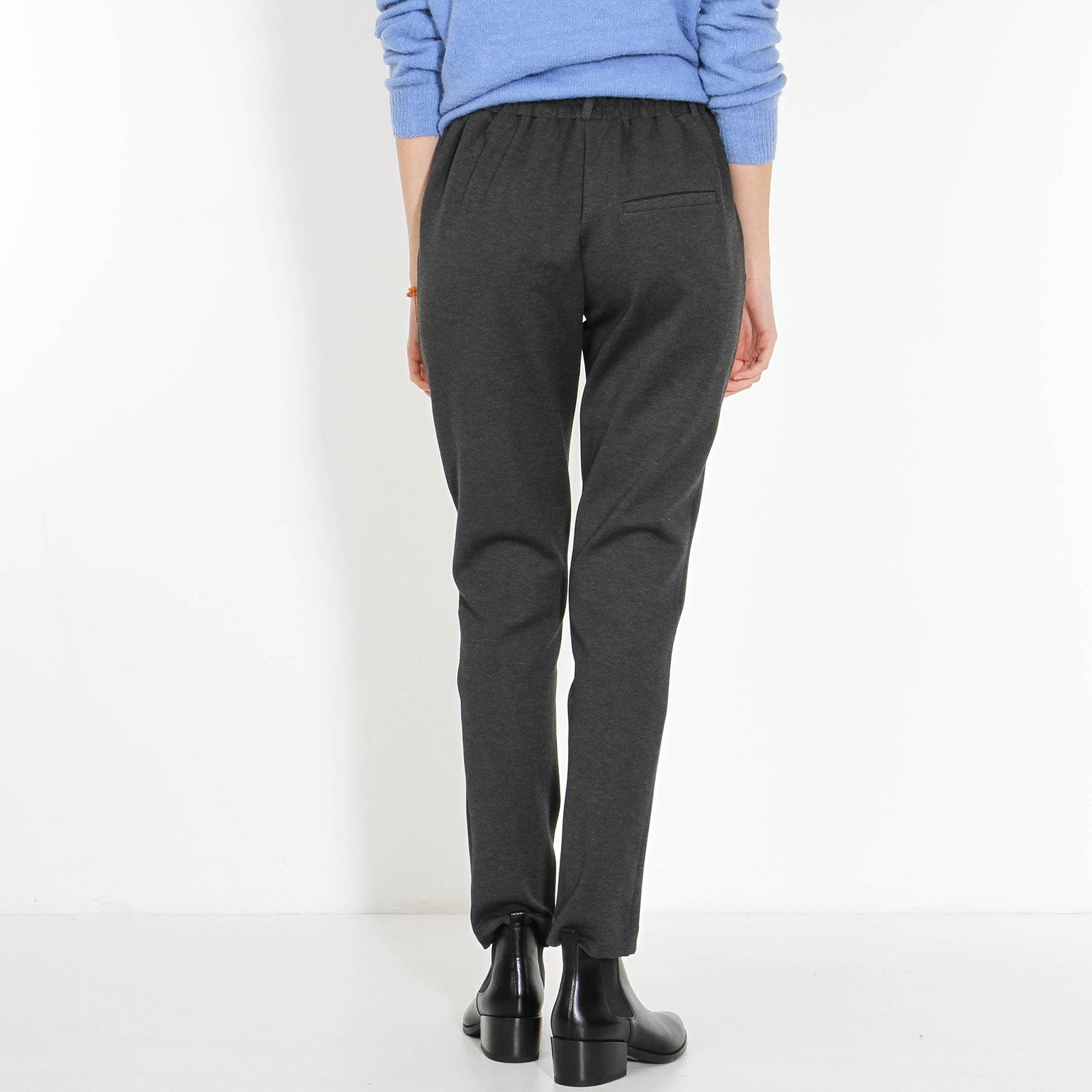 Thelma Ankle Pants dark grey mel