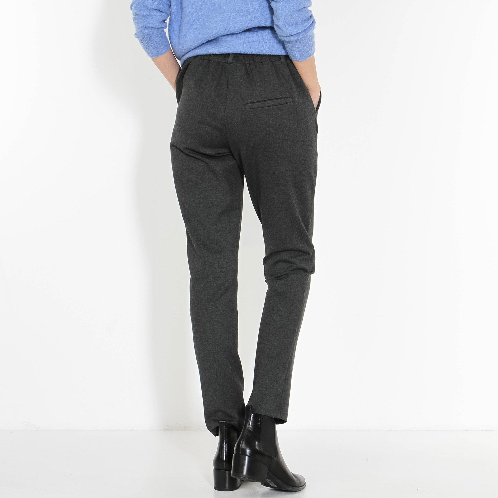 Thelma Ankle Pants dark grey mel