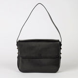 Gina Classic Leather Bag black