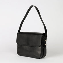 Gina Classic Leather Bag black